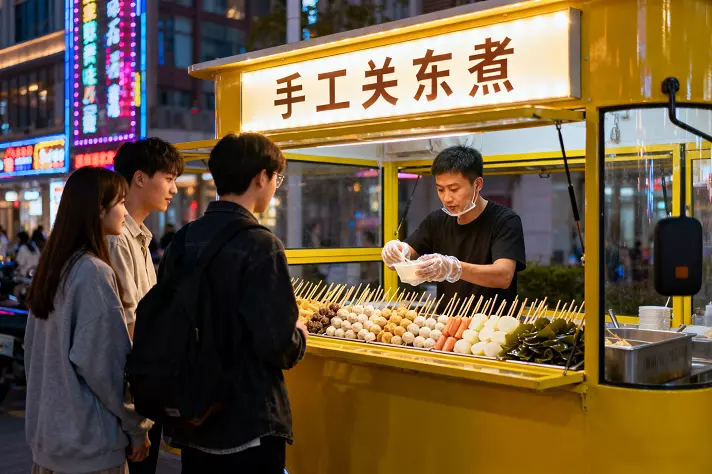 流动摊位使用场景